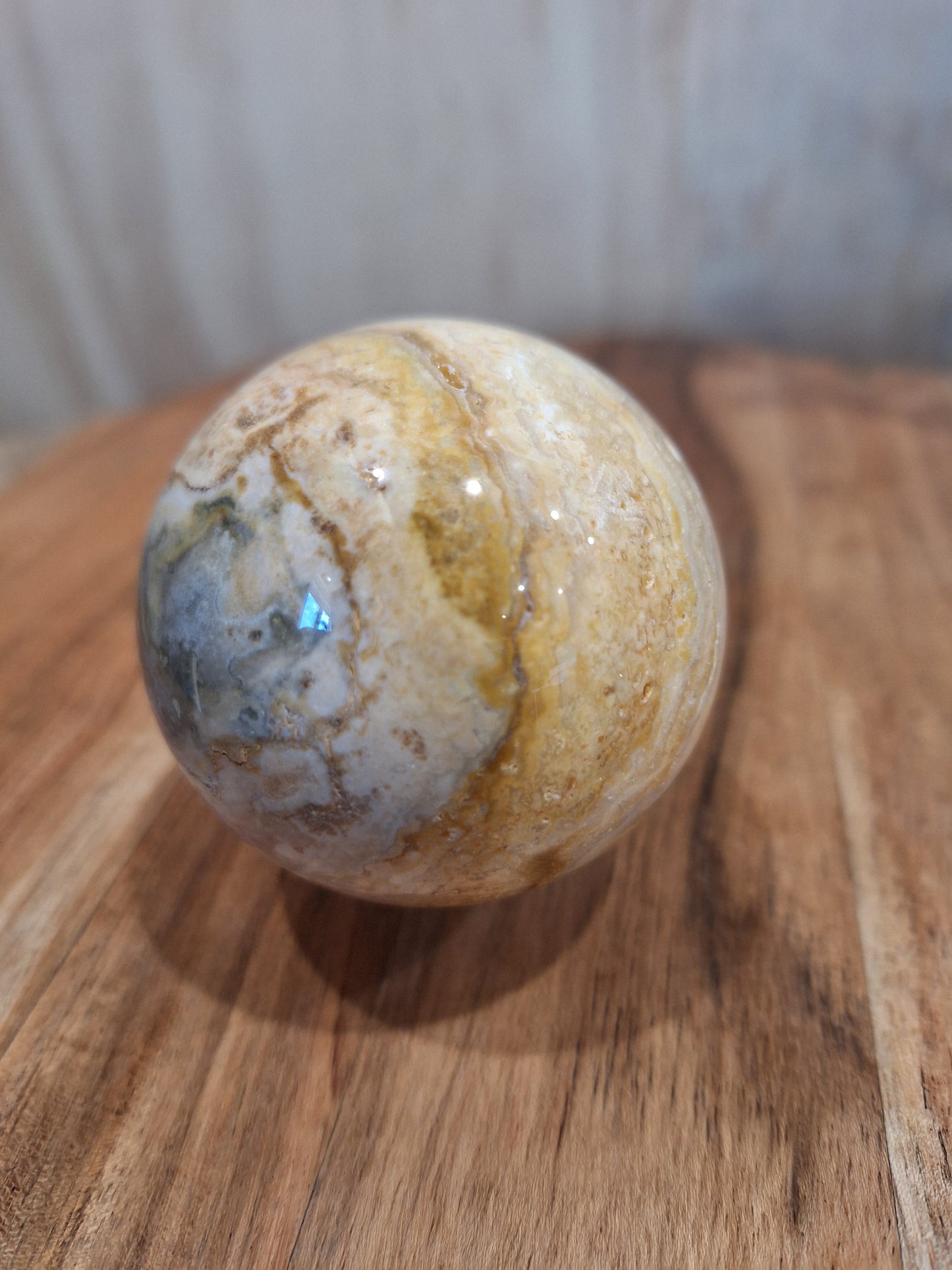 AUSTRALIAN CRAZY LACE AGATE SPHERE