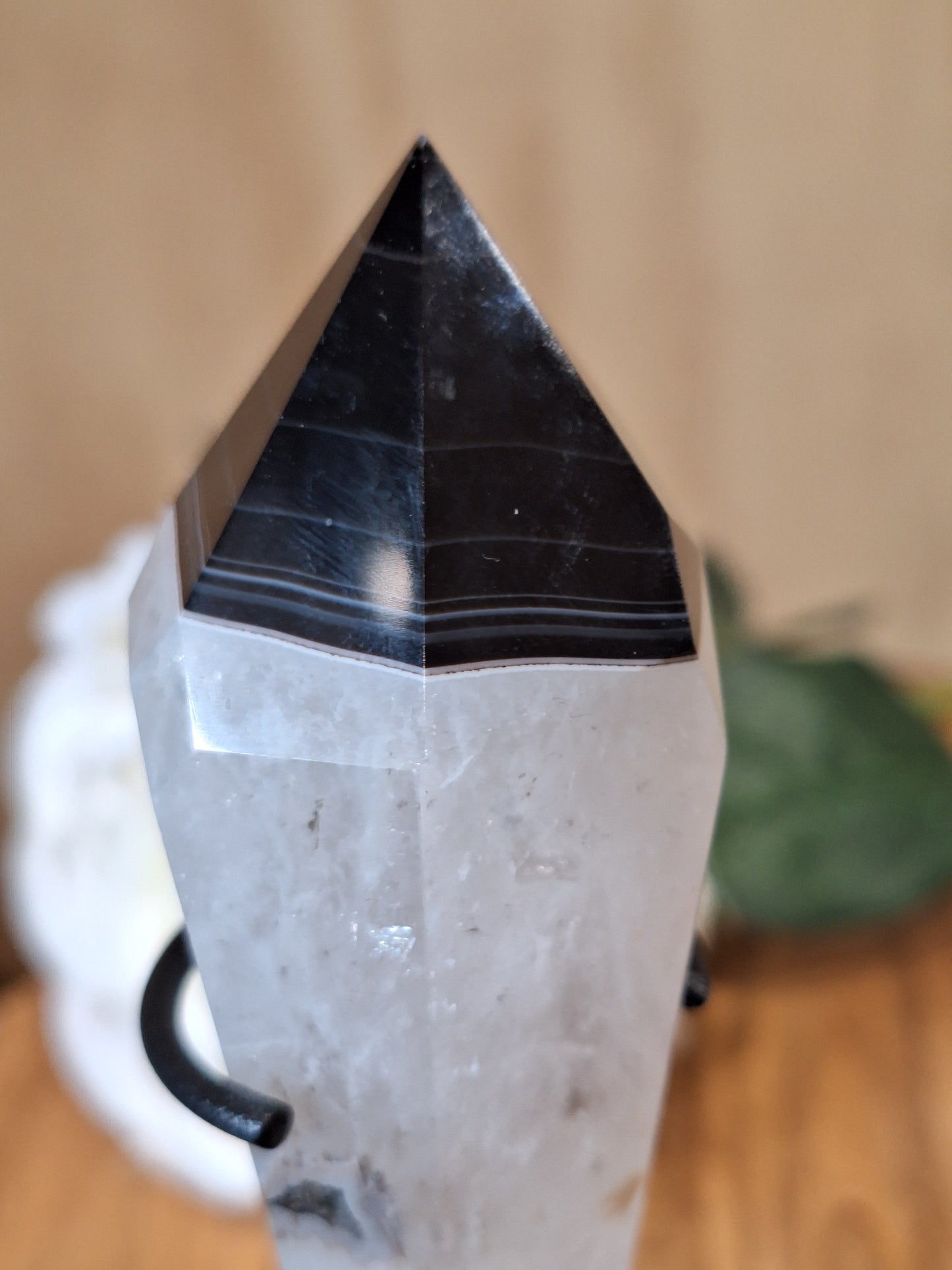 BLACK AGATE WANDS