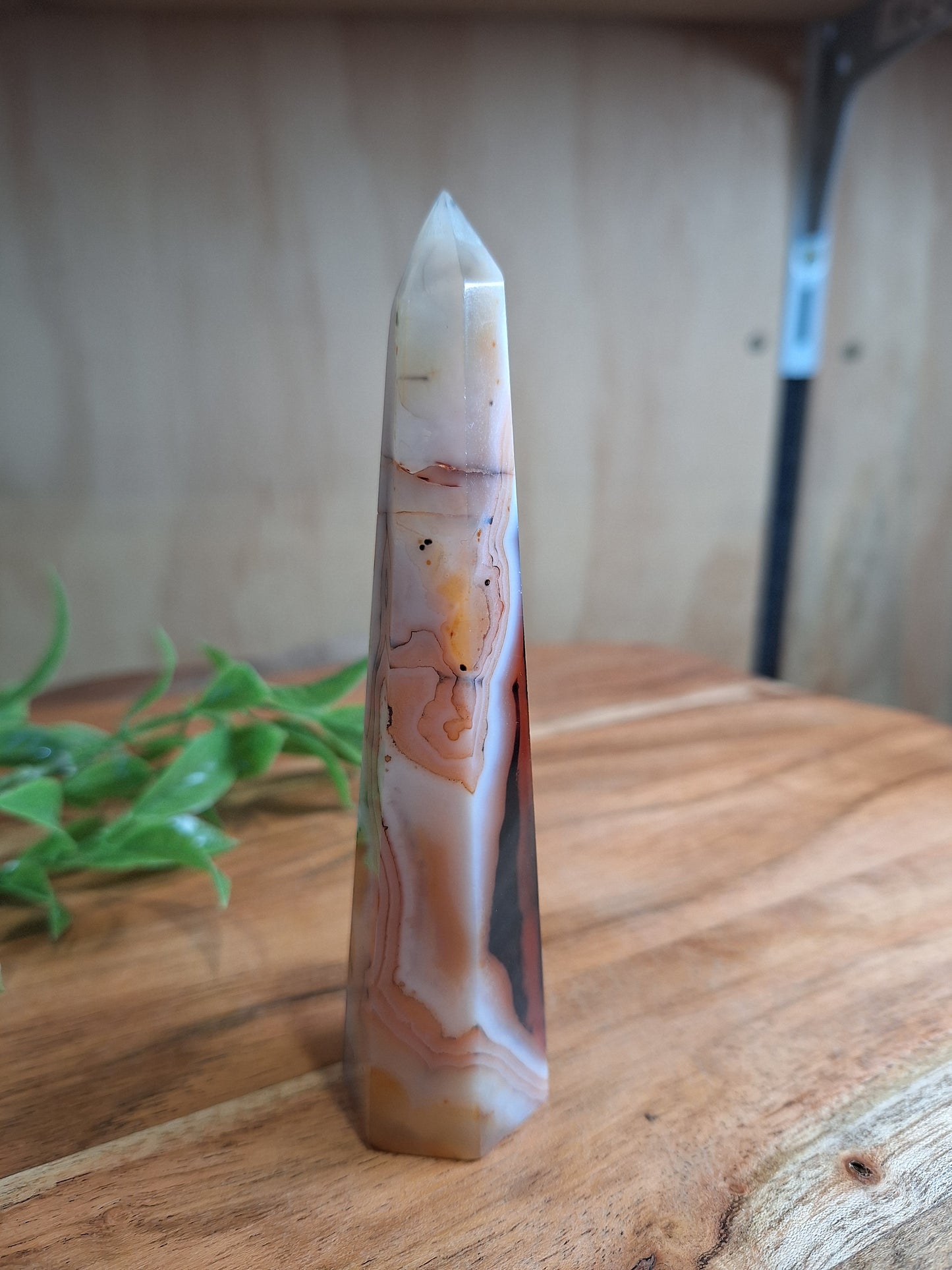 CARNELIAN & AGATE TOWER (UNIQUE)