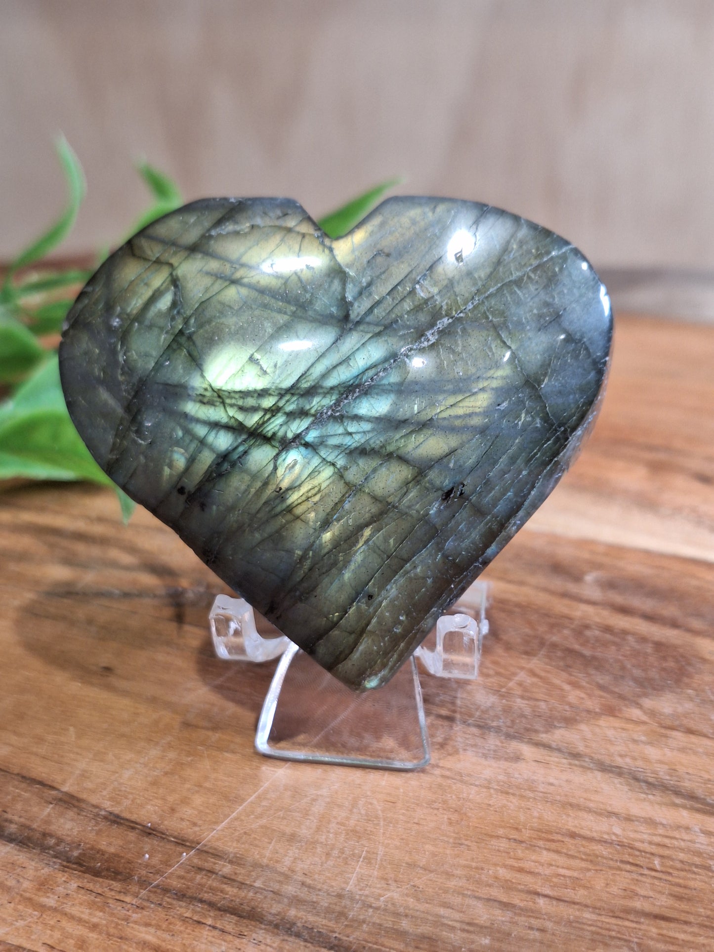 LABRADORITE HEART