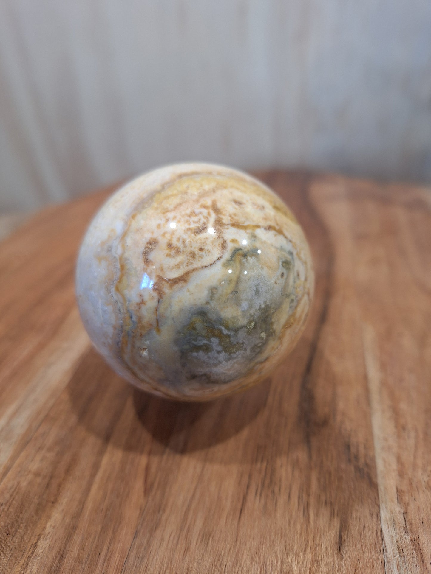 AUSTRALIAN CRAZY LACE AGATE SPHERE