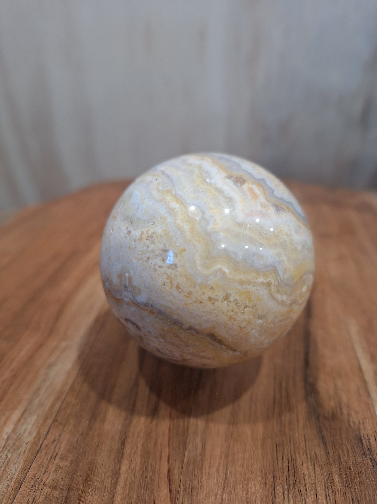 AUSTRALIAN CRAZY LACE AGATE SPHERE