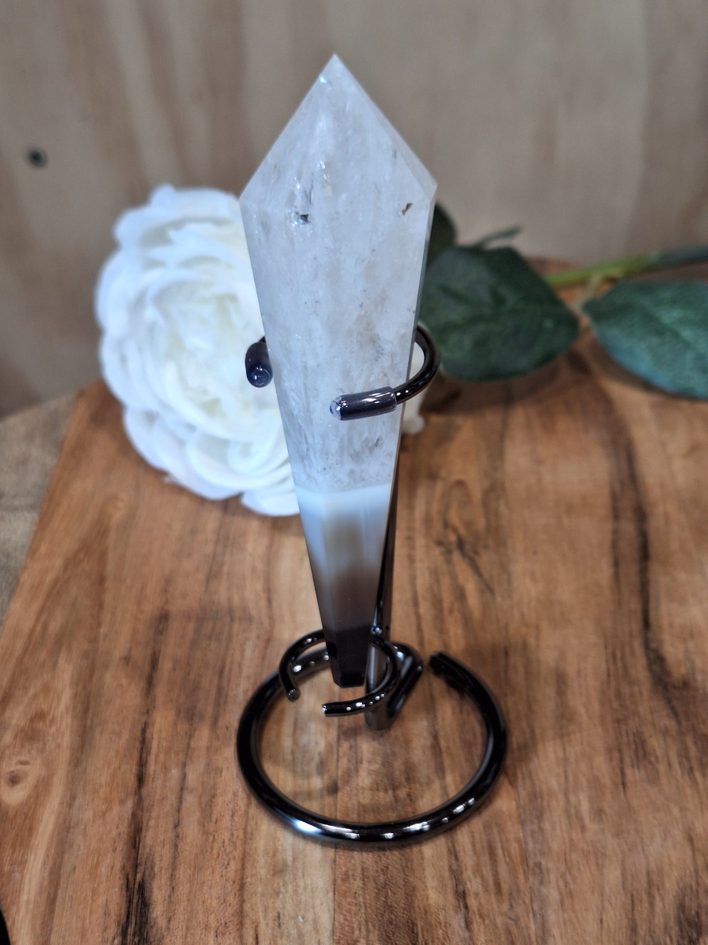 BLACK AGATE WANDS