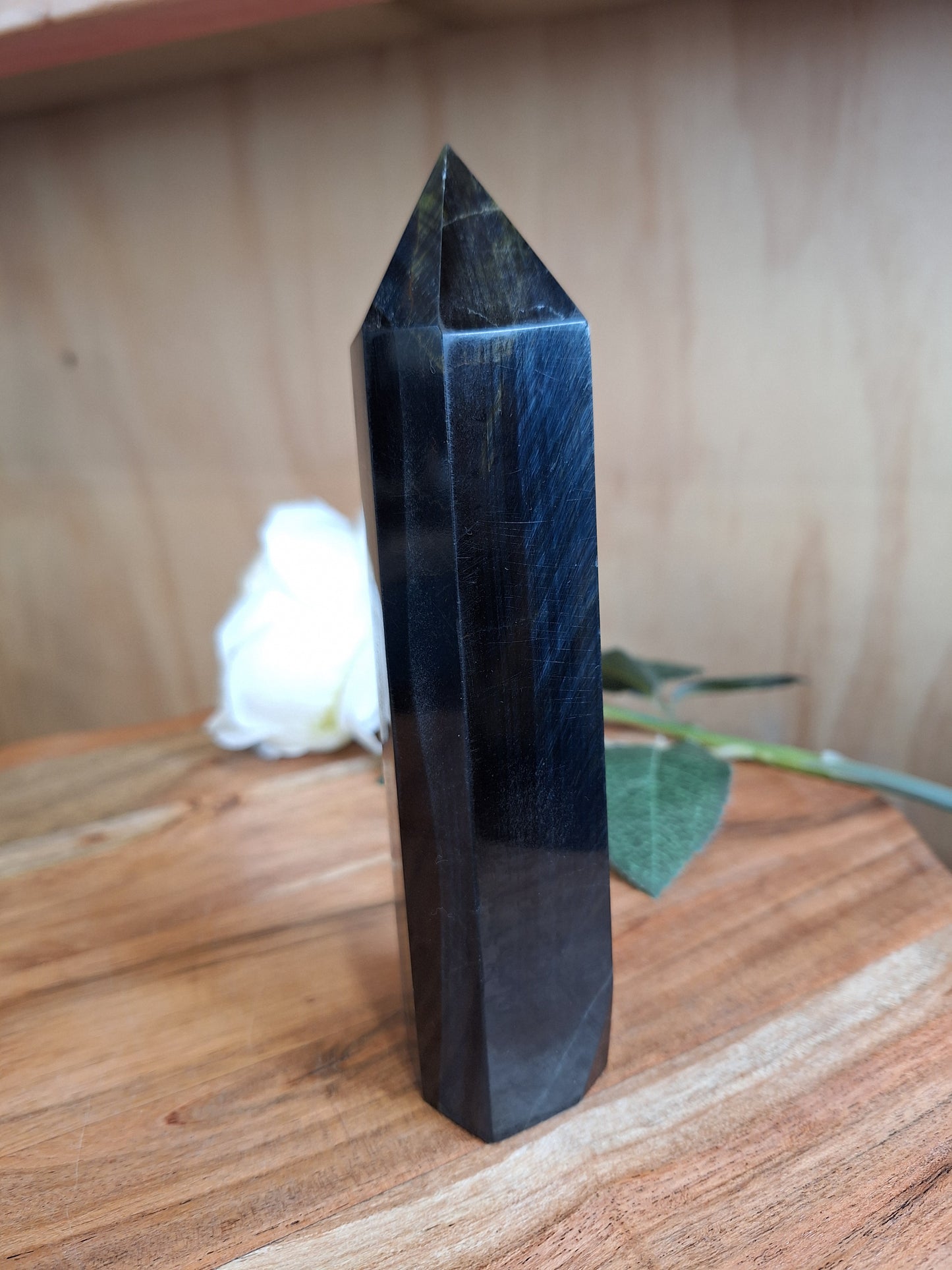 BLUE TIGERS EYE TOWERS