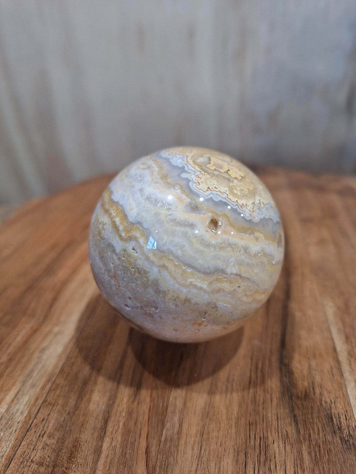 AUSTRALIAN CRAZY LACE AGATE SPHERE