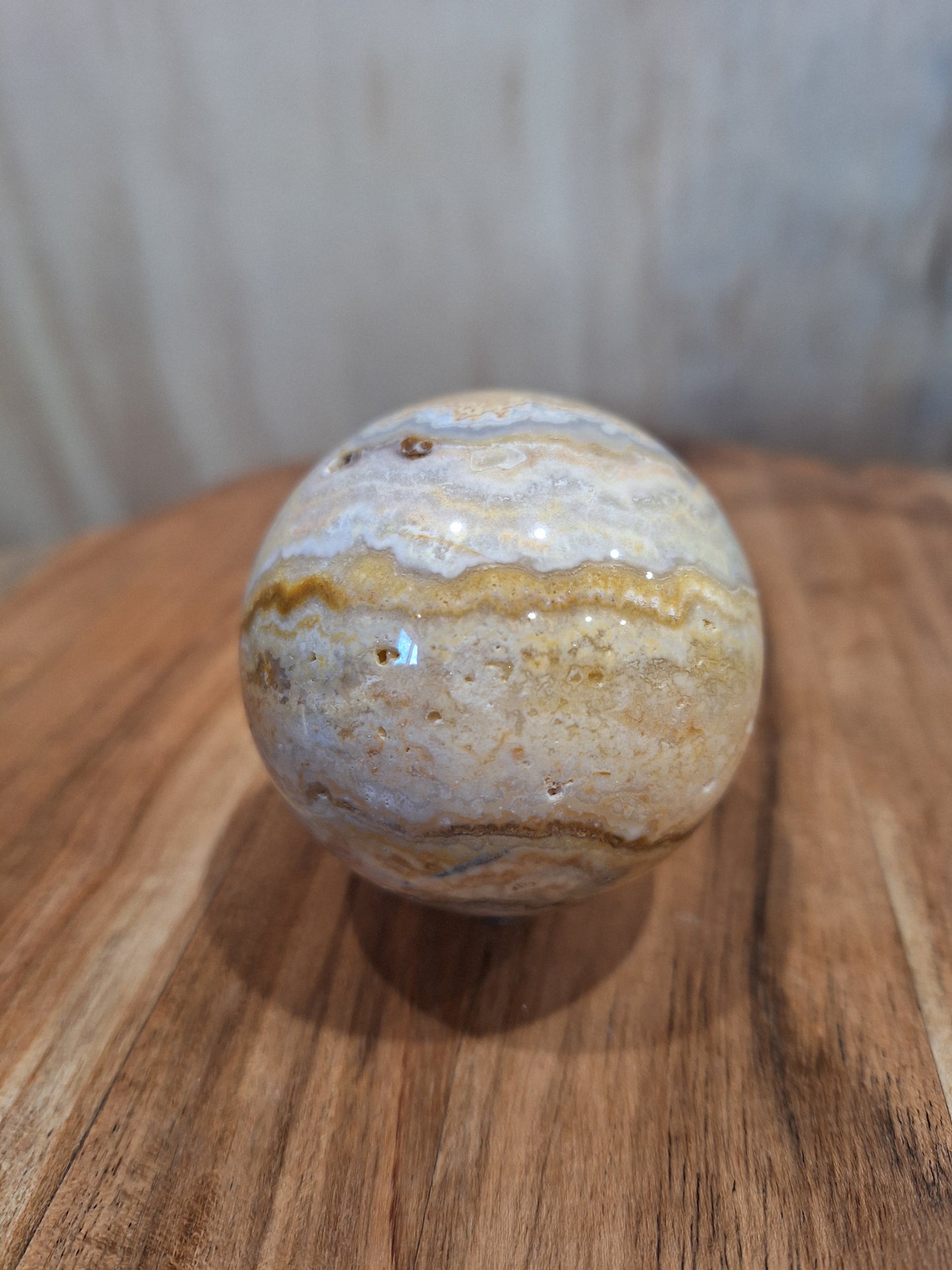 AUSTRALIAN CRAZY LACE AGATE SPHERE