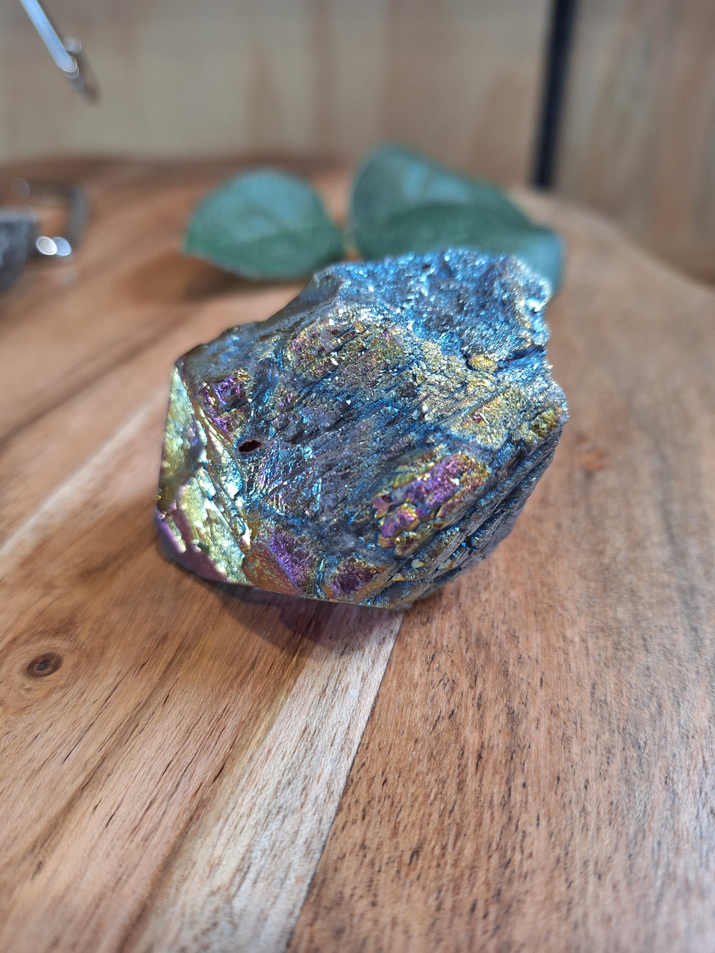 RAINBOW AURA QUARTZ & OBSIDIAN CLUSTERS
