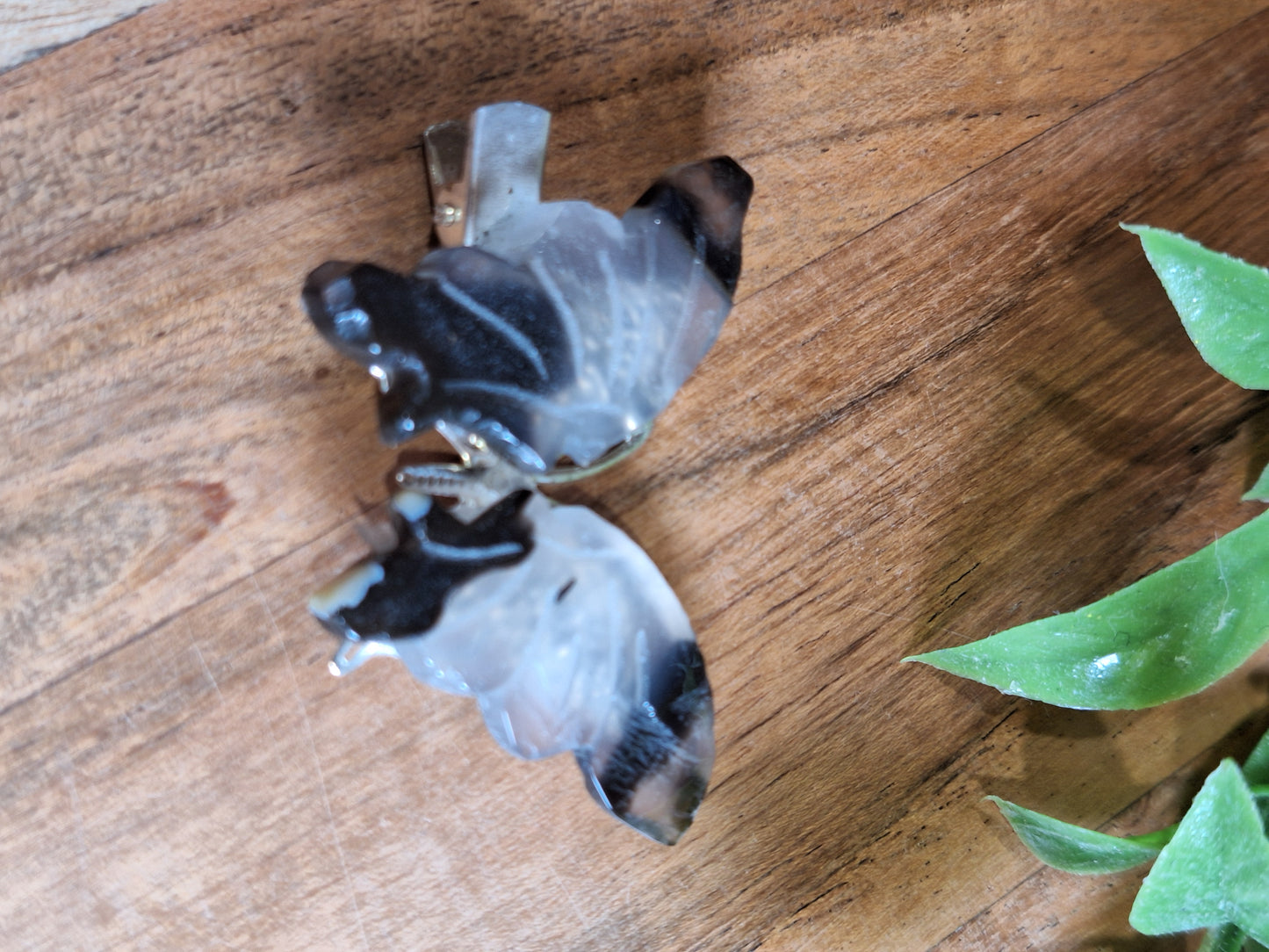 CRYSTAL BUTTERFLY HAIR CLIPS