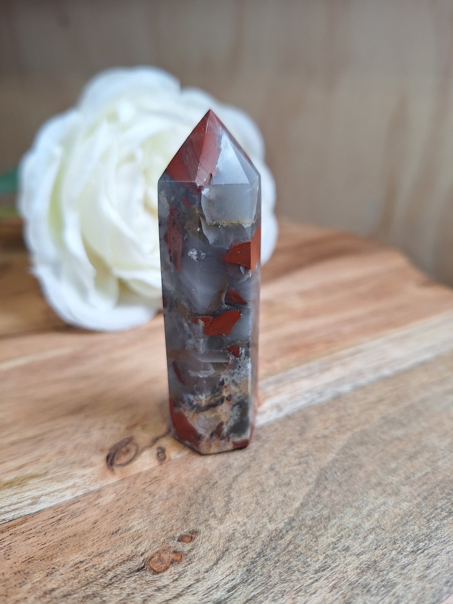 AFRICAN BLOODSTONE POINTS