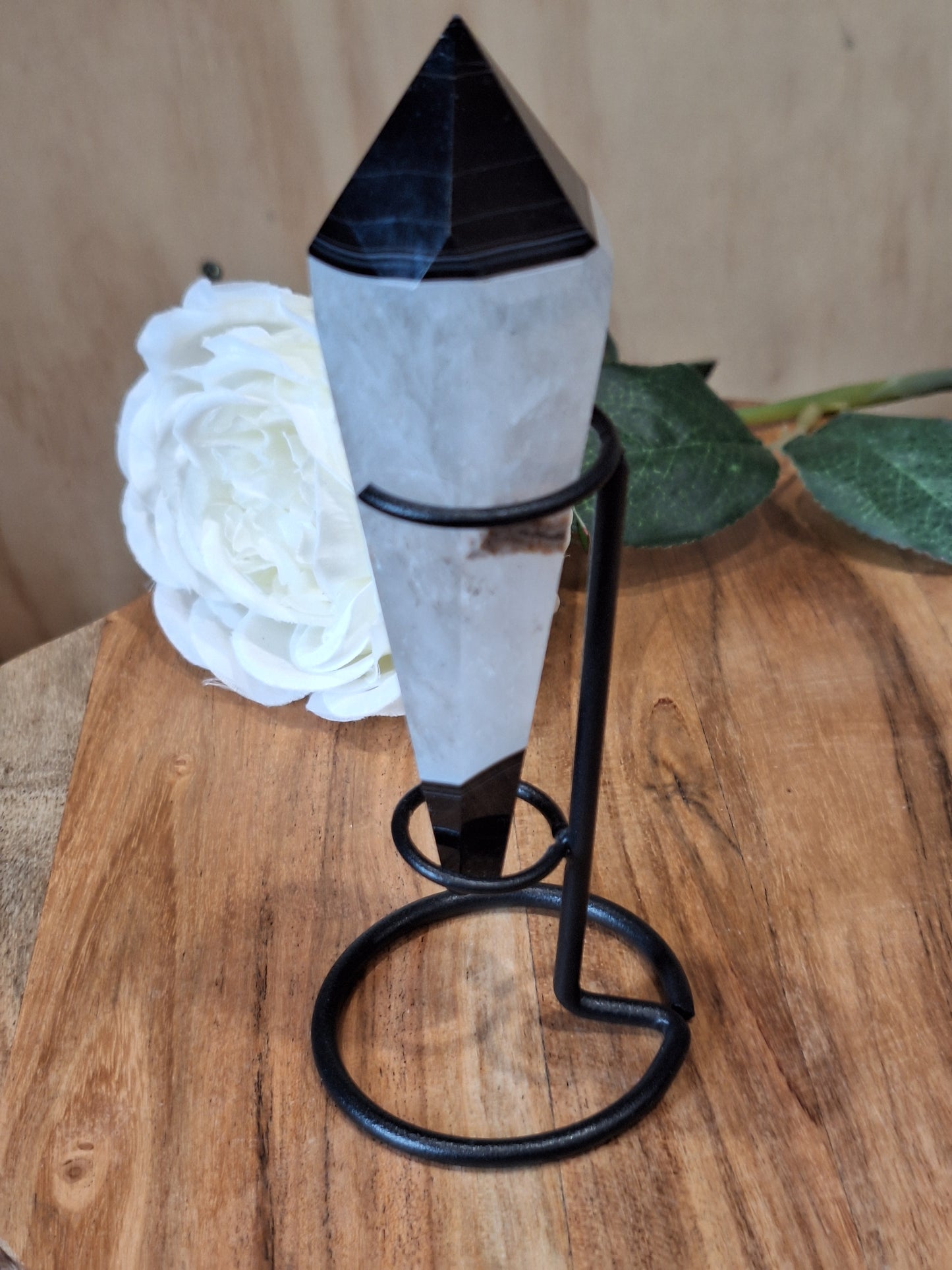 BLACK AGATE WANDS
