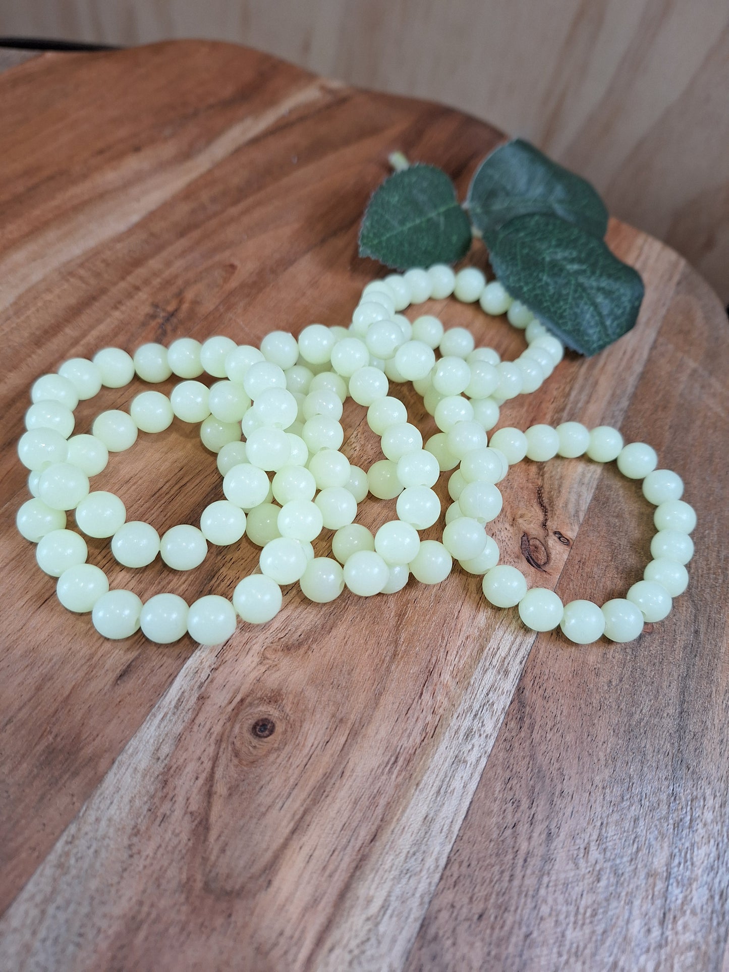 GLOW IN THE DARK 8mm BRACELETS