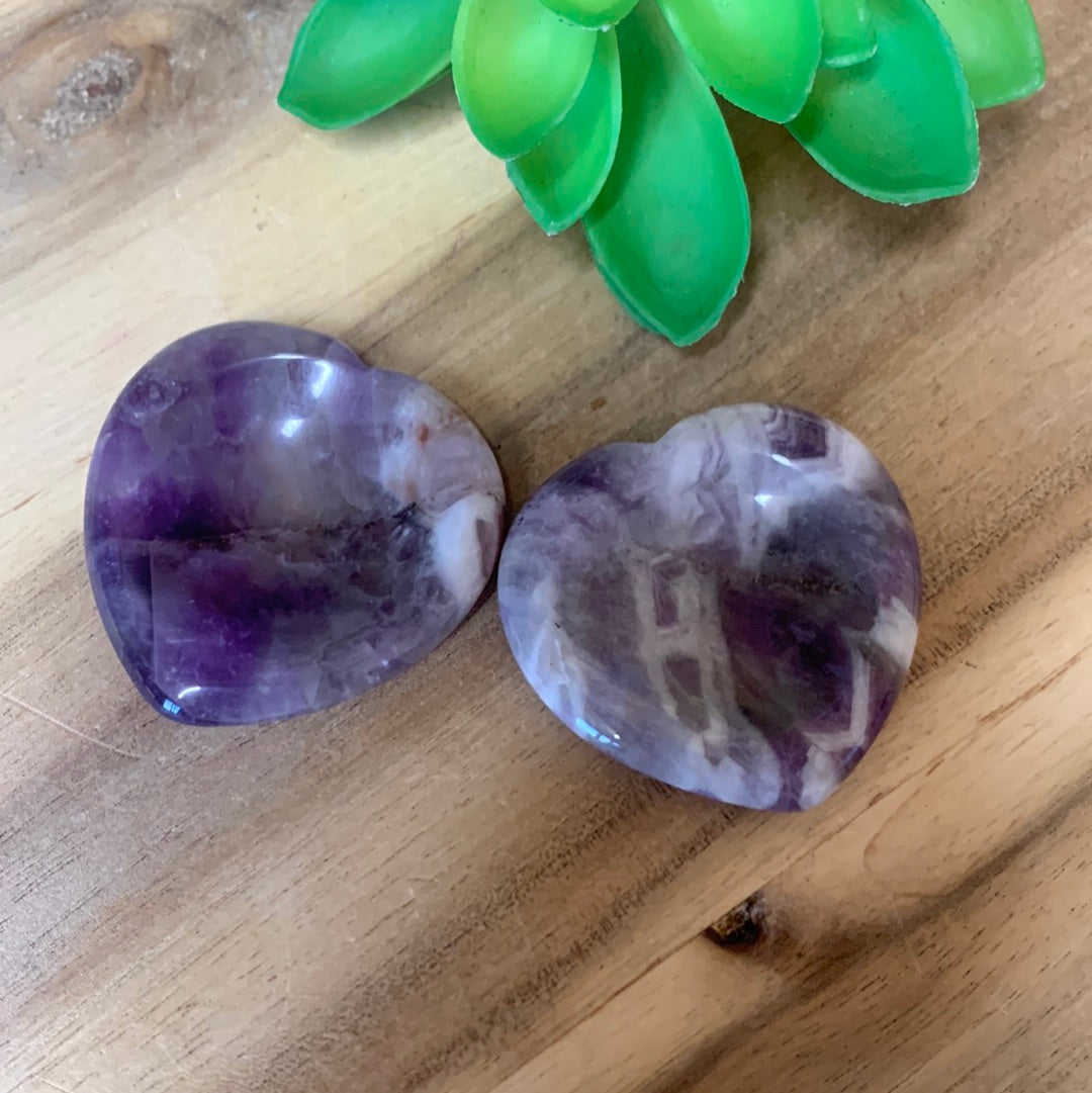 HEART SHAPED WORRY STONES
