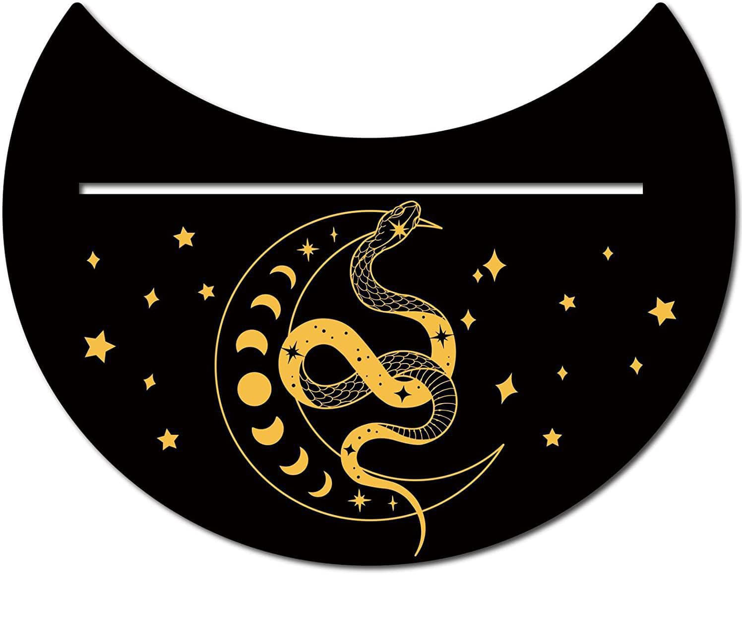 MOON SHAPE TAROT CARD HOLDER