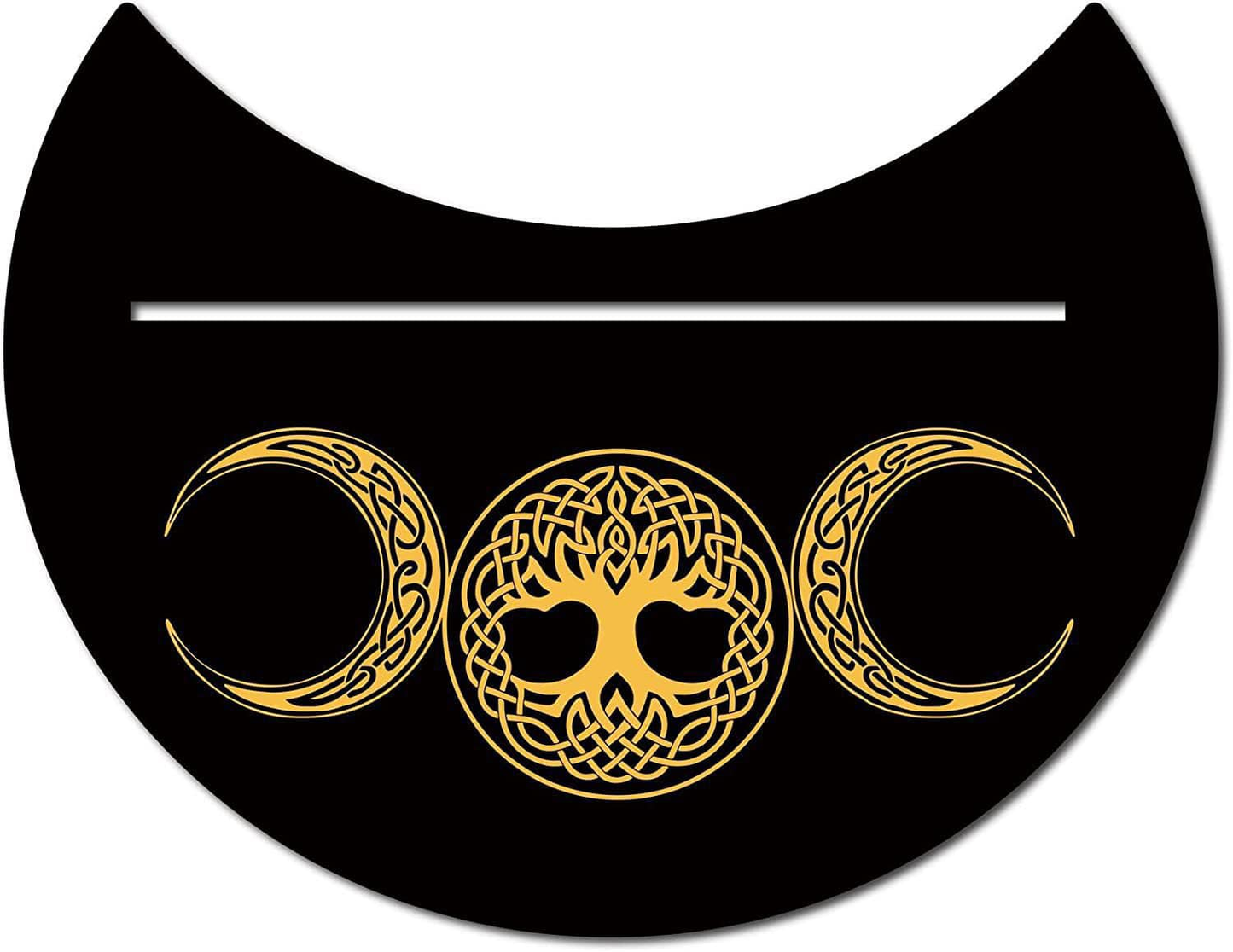 MOON SHAPE TAROT CARD HOLDER