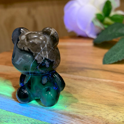 VOLCANO AGATE TEDDY BEARS