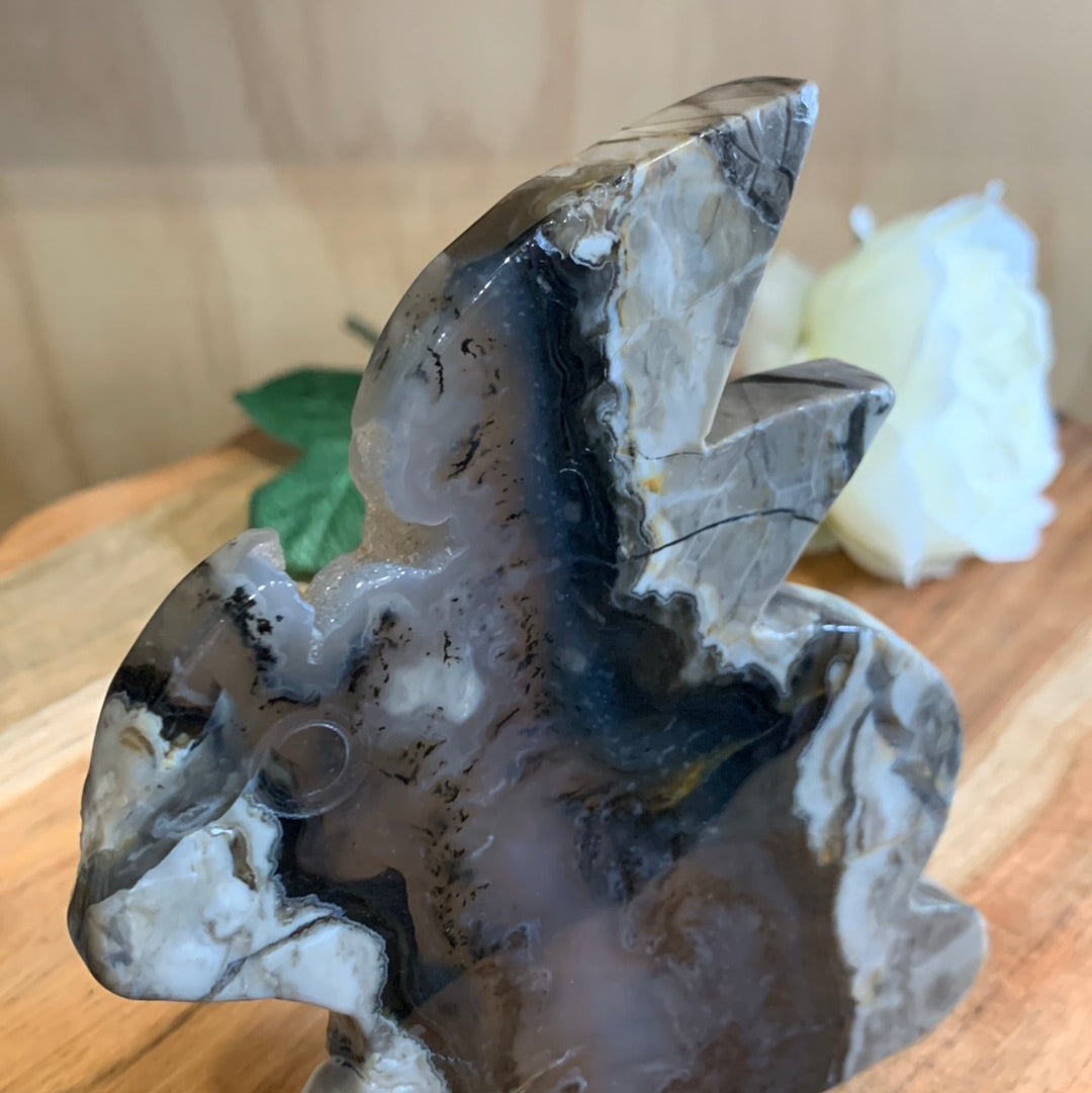 VOLCANO AGATE RABBIT (LARGE)