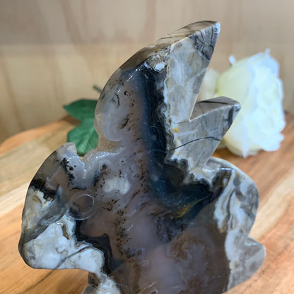 VOLCANO AGATE RABBIT (LARGE)