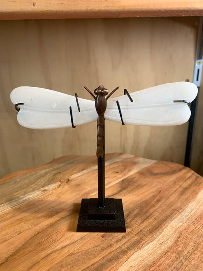 WHITE JADE DRAGON FLY