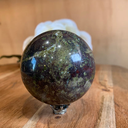 DRAGON BLOODSTONE SPHERE