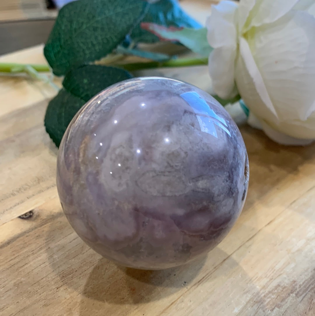 SPECIAL AMETHYST FLOWER AGATE SPHERES