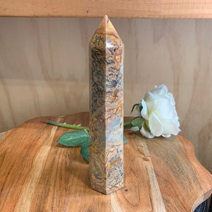 CRAZY LACE AGATE TOWER