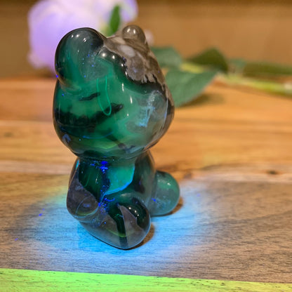 VOLCANO AGATE TEDDY BEARS