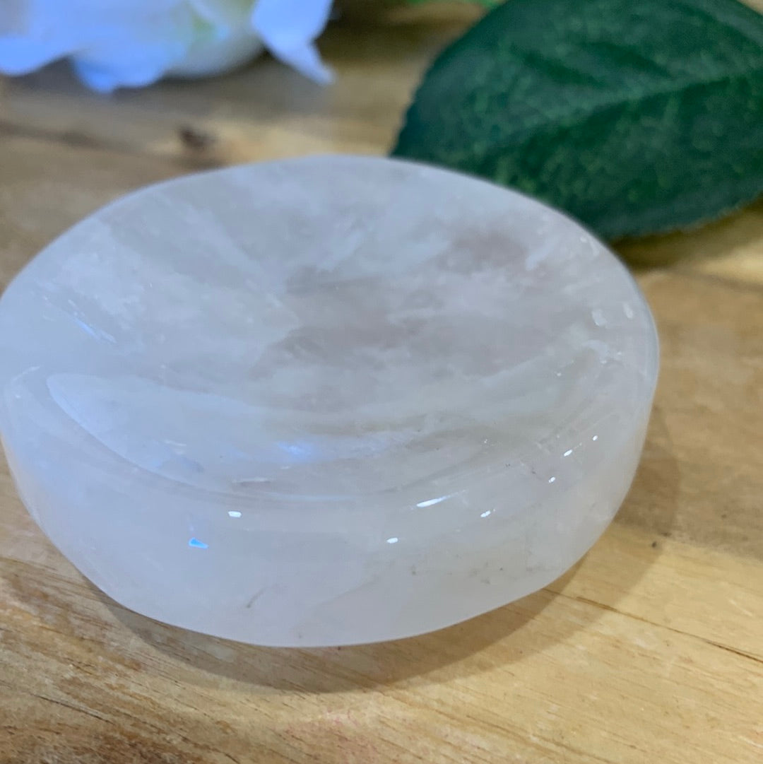 CLEAR QUARTZ BOWL