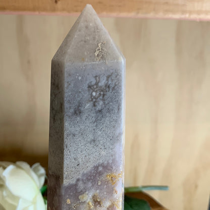 PINK AMETHYST TOWERS (LARGE)