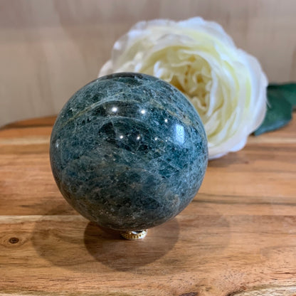 GREEN APATITE SPHERES
