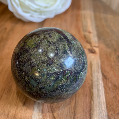 DRAGON BLOODSTONE SPHERE