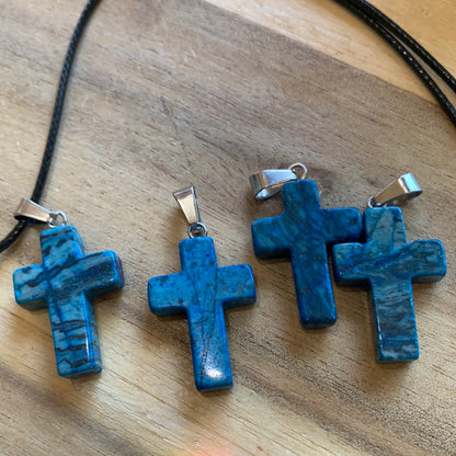 BLUE APATITE PENDANTS