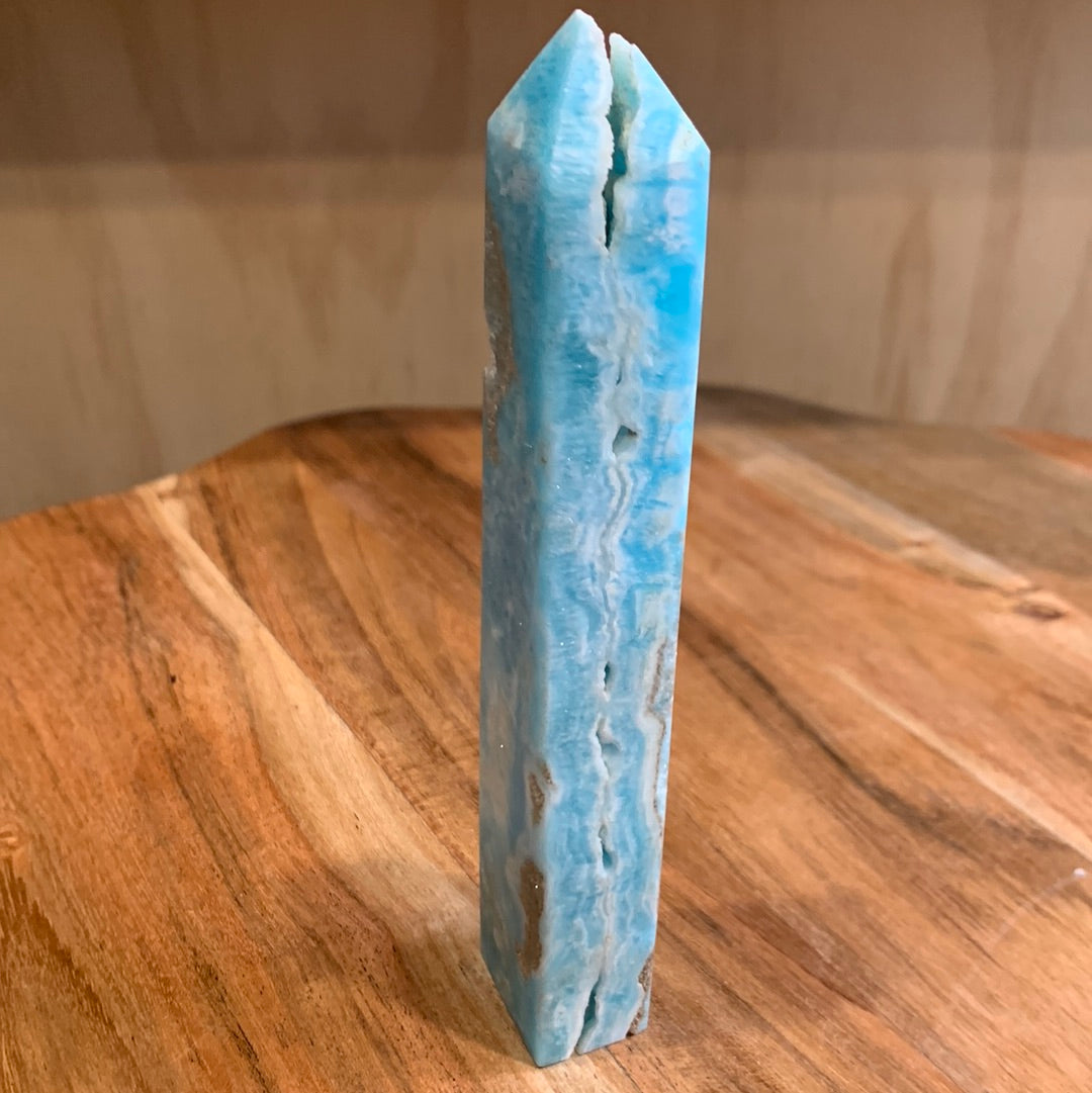 BLUE ARAGONITE TOWER