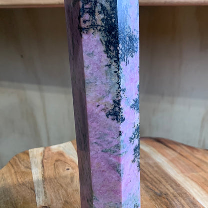 RHODONITE TOWER (A HUGE 1313GRAMS!!!)