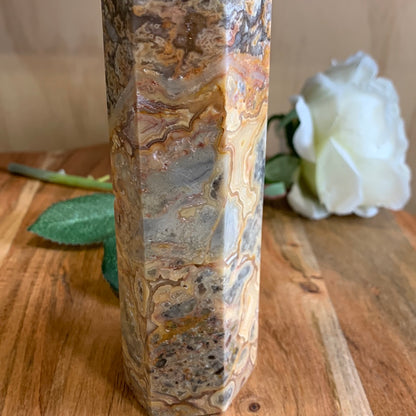 CRAZY LACE AGATE TOWER