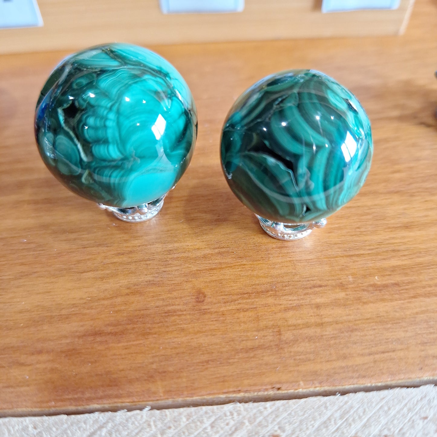 MALACHITE SPHERES (SMALL)