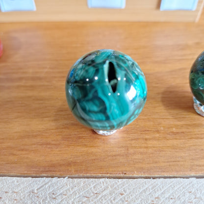 MALACHITE SPHERES (SMALL)