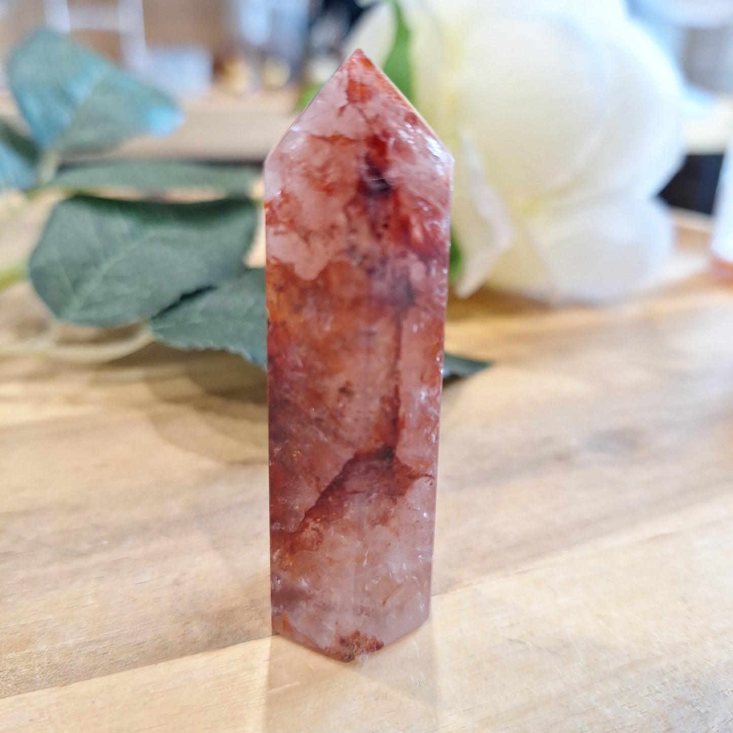 FIRE QUARTZ POINTS