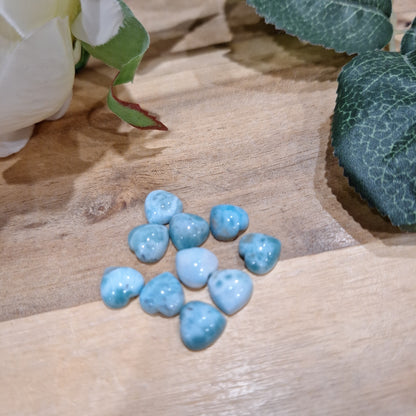 LARIMAR MINI HEARTS