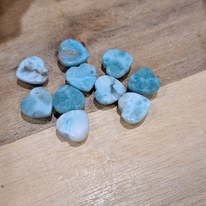 LARIMAR MINI HEARTS