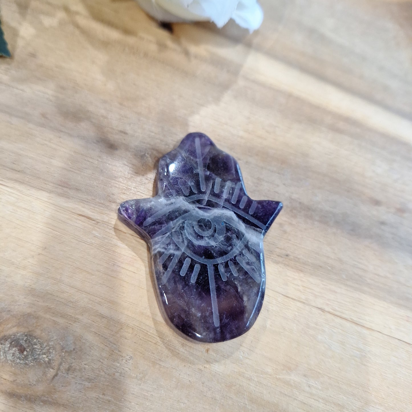 AMETHYST HAMSA HANDS