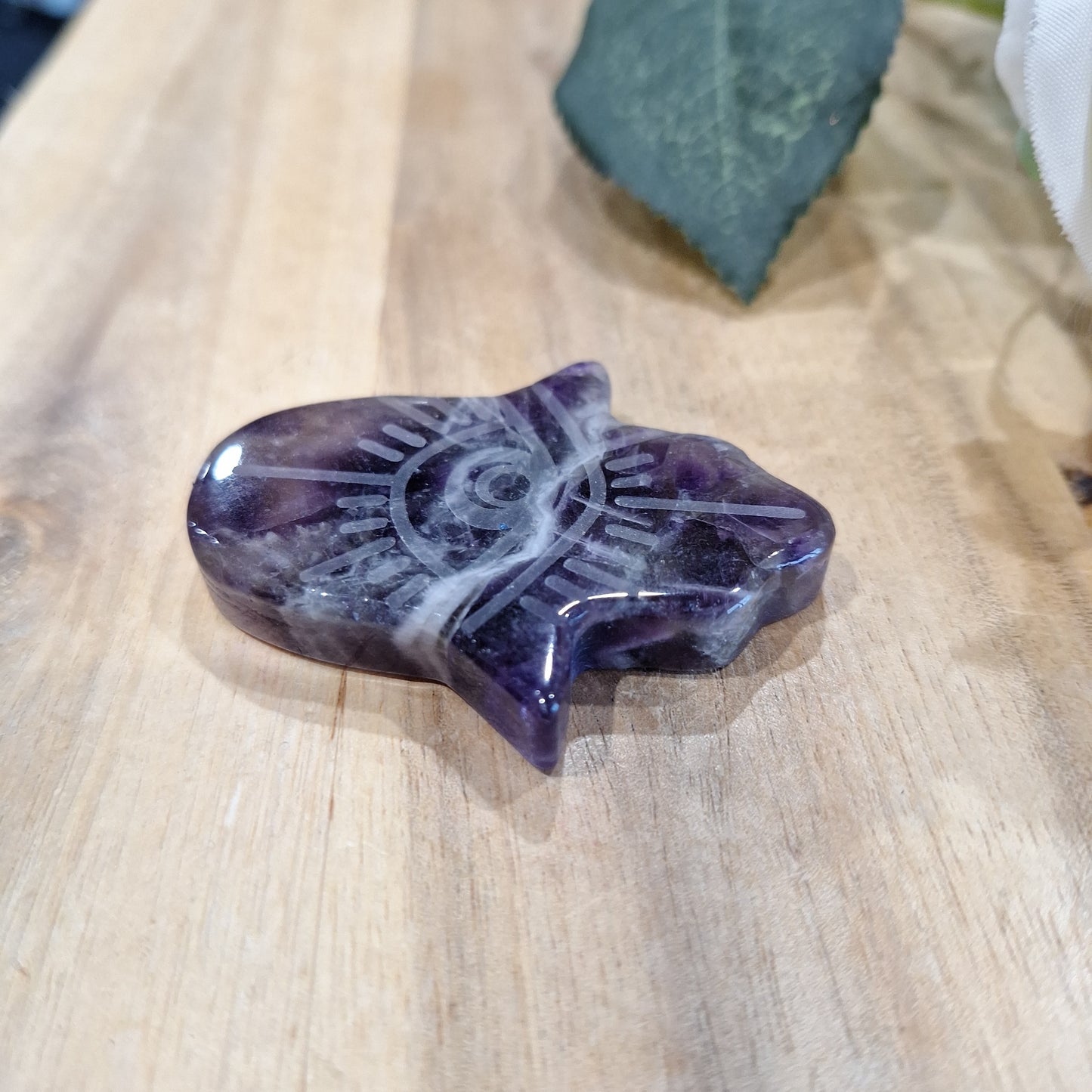 AMETHYST HAMSA HANDS