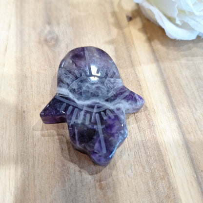 AMETHYST HAMSA HANDS