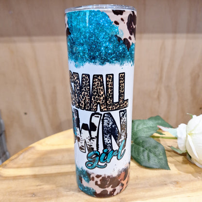 20oz SKINNY HOT OR COLD TUMBLER + SUBLIMATION WRAP OF YOUR CHOICE