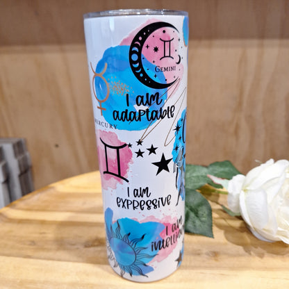 20oz SKINNY HOT OR COLD TUMBLER + SUBLIMATION WRAP OF YOUR CHOICE