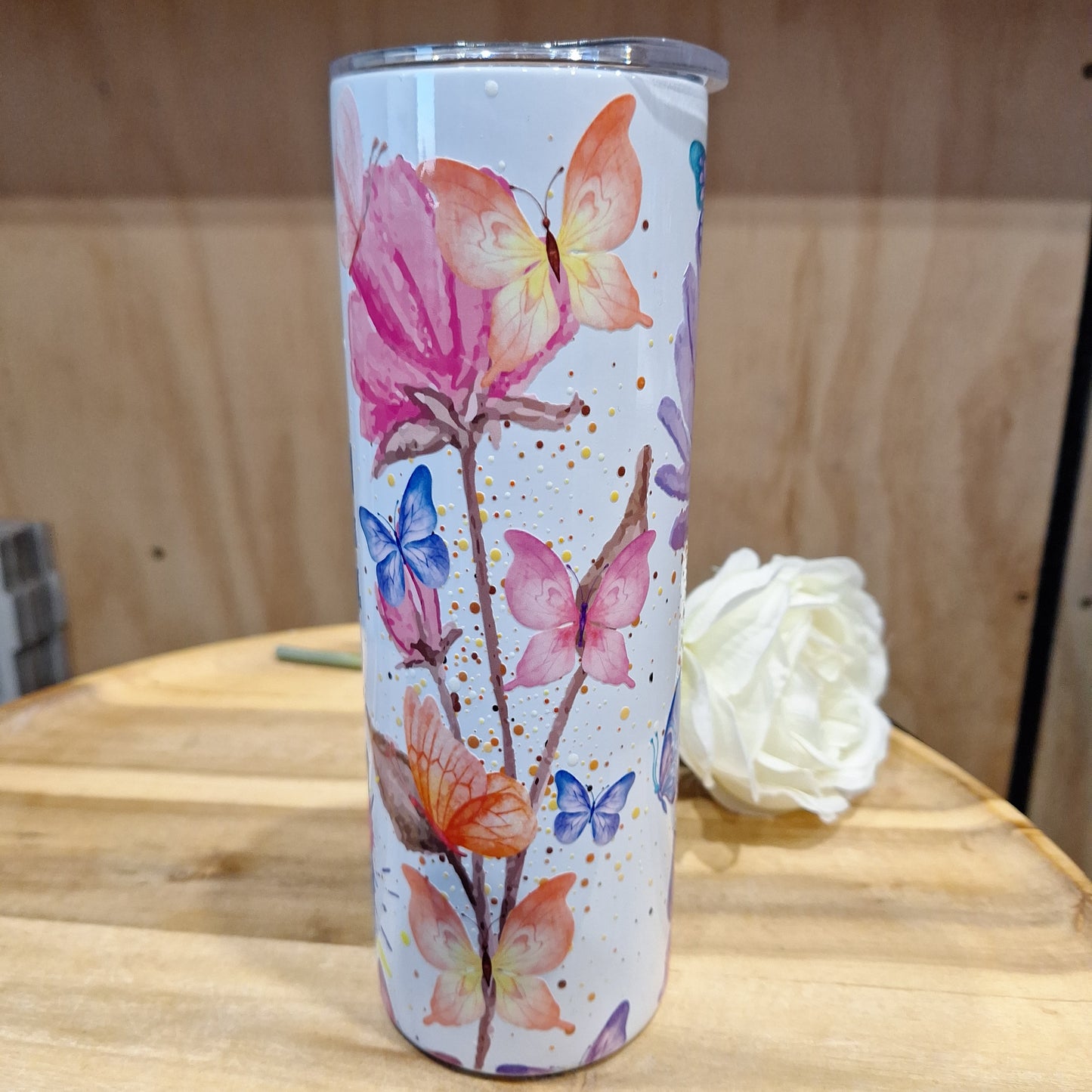 20oz SKINNY HOT OR COLD TUMBLER + SUBLIMATION WRAP OF YOUR CHOICE