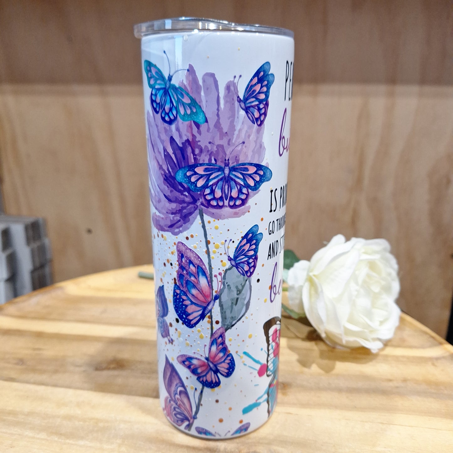 20oz SKINNY HOT OR COLD TUMBLER + SUBLIMATION WRAP OF YOUR CHOICE