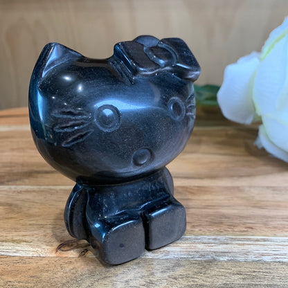 SILVER OBSIDIAN HELLO KITTY (LARGE)