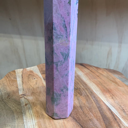 RHODONITE TOWER (A HUGE 1313GRAMS!!!)