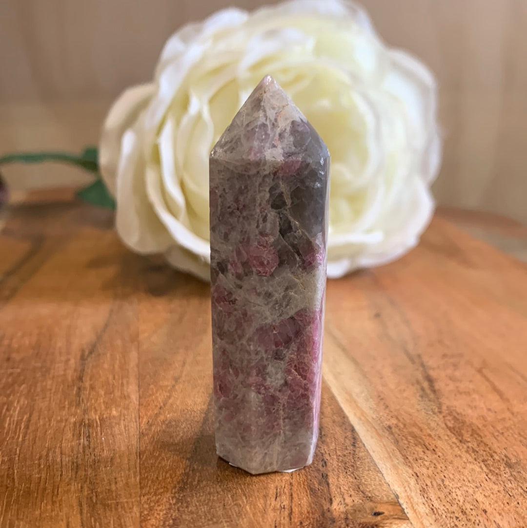 PLUM BLOSSOM TOURMALINE POINTS