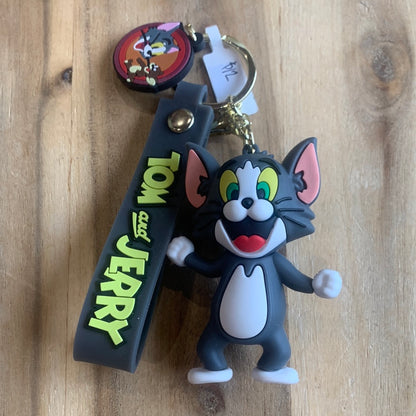 POPULAR CHARACTER  KEYRINGS WITH WRISTLET ATTACHED